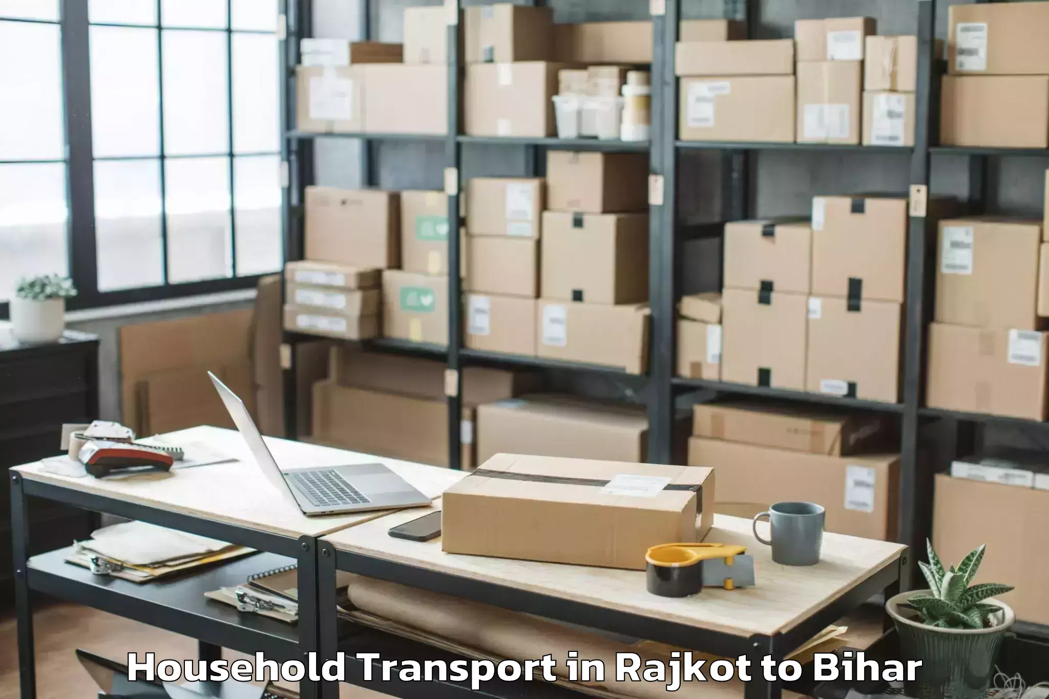 Hassle-Free Rajkot to Parbalpur Household Transport